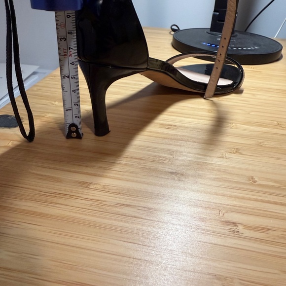 2.5 inch Stuart Weitzman Nunaked Patent Leather Ankle-Strap Sandals - Picture 3 of 3